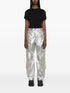 wide-leg cargo trousers